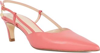Dune London Womens Ladies Clarina - Sling-Back Open Courts - Pink Leather - Size UK 6