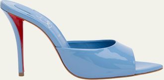 Christian Louboutin 100mm Miss Z Leather Mule Sandals