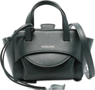 Hidesins Flap XS Premiere leren schoudertas - Dames - Handtassen - Groen - ONE Size - Leer - Tassen