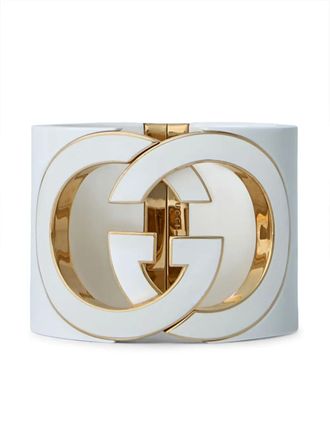 Gucci Armband met GG-logo - Wit