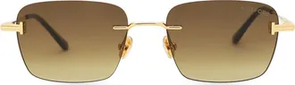 Tom Ford FT1354 JAKE-02 30F Mens Sunglasses Gold Size 54