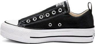 Converse (WMNS) Converse Chuck Taylor All Star Platform Slip Thick Sole Black White 563456F