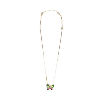 Valentino Garavani Vouloirvoler Necklace In Metal And Enamel - female - Valentino Garavani - Necklaces - Yellow - ONE SIZE - Accessories