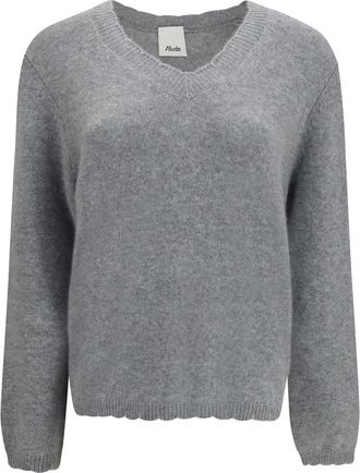 Allude Maglione Girocollo - - Knitwear - Donna - Grigio - M