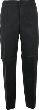 Dondup Black James Straight-Leg Corduroy Trousers