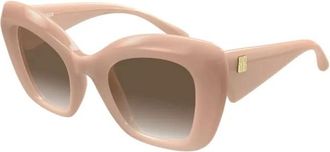 Balenciaga Butterfly Zonnebril - Dames - Zonnebrillen - Roze - 54 MM - Accessoires