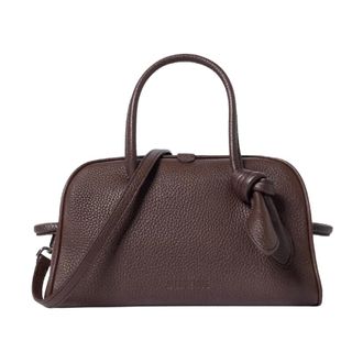 Jacquemus The Small Turismo Bag - Dames - Tassen - Bruin - Maat: ONE Size Leer
