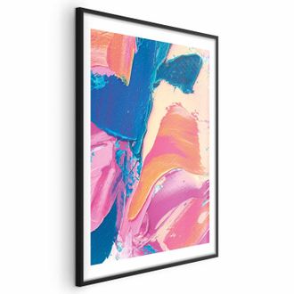 OEM P&oacute;ster - Expresi&oacute;n Colorida - Fuertes Contrastes En Una Composici&oacute;n En&eacute;rgica
