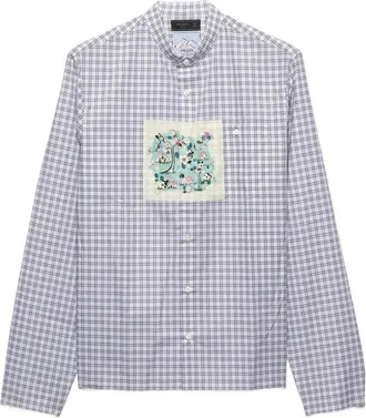 Prada Check-pattern Pocket Shirt