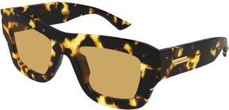 Bottega Veneta Authentieke Stijlvolle Brillen- Premium Kwaliteit! - unisex - Zonnebrillen - Bruin - 50 MM - Accessoires