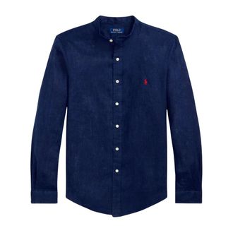 Ralph Lauren Oxford Shirt - Heren - Casual Overhemden - Blauw - XL - Katoen - Overhemden