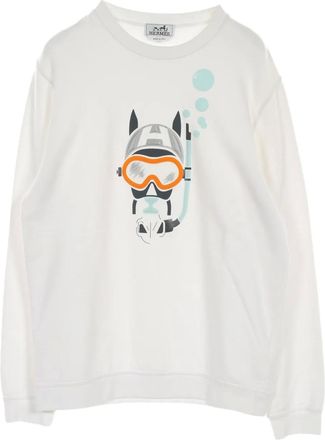 Hermès Felpa Scub H anni 2010 - Bianco