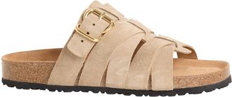 Tamaris Platte muiltjes in leer