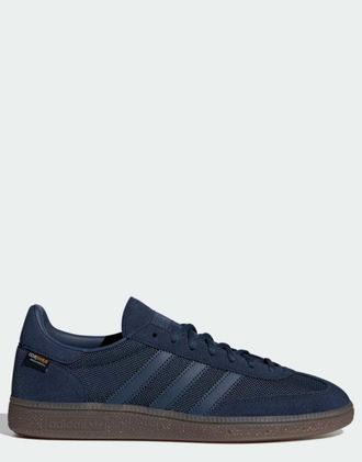 adidas Originals Handball spezial sneakers in indigo e navy con suola marrone-Viola