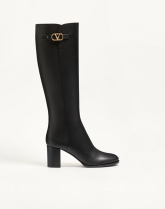 Valentino Garavani VLogo Signature Calfskin Boot 70Mm Wo