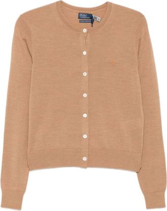 Ralph Lauren Dames, Truien, Beige, Maat: S Leer