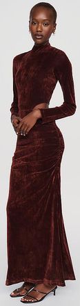 Bardot Alonza Velvet Cutout Maxi Dress