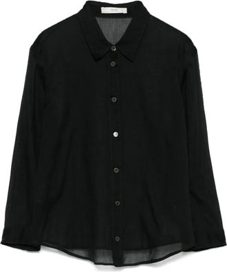 Prada Camicia in cotone anni 2000 - Nero