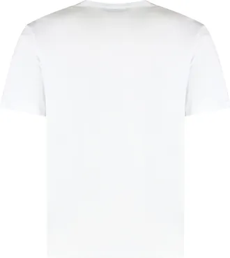 Palm Angels Mens Set Of Three Cotton T-Shirts White And Polos