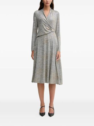 Joseph Ribkoff chain-detail midi dress - Grey