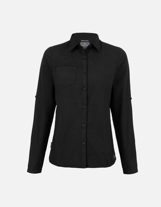 Craghoppers Womens Craghoppers Womens/Ladies Kiwi Long-Sleeved Shirt - Black - Size: 20