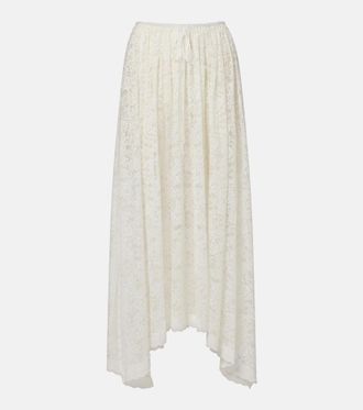 D&ocirc;en Zinnia asymmetric lace skirt