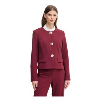 Joseph Ribkoff Dames, Jassen, Rood, Maat: XL Poliester