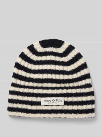 Marc O'Polo Mütze aus reiner Schurwolle in Blau, Größe 1