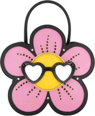 Braccialini Temini Margherita Handtas - Dames - Tassen - Roze - Maat: ONE Size Leer