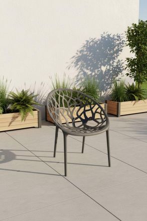Regalos Miguel Sillas Jard&iacute;n - Silla Nido Basic - Gris Oscuro