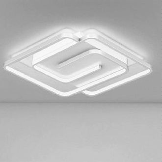 Trade Shop Trade Shop - Copy Of Lampadario A Sospensione Led 48w Esagonale Effetto Cristallo Moderno Bianco 31838