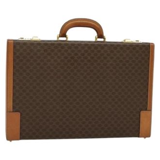 Celine Pre-owned Handbags, female, Brown, Size: ONE SIZE Pre-owned Trunk Bag