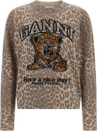 Ganni Donna, Maglie, Beige, XS, new