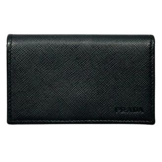 Prada Pre-owned Business Card Case - unisex - Prada Vintage - Vintage Wallets - Black - ONE SIZE - Pre-owned