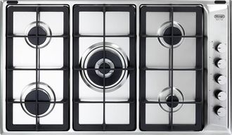 DeLonghi Placa De Cocina De Acero Inoxidable Empotrada De Longhi Il 59 Pro Nd 86 Cm Gas 5 Fuegos