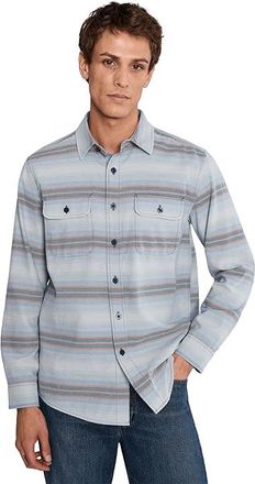 Pendleton Beach Shack Shirt Mens Clothing Blue Stripe : 2XL, Cotton/Twill