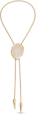 Ettika Stone Statement Bolo Necklace in Bone at Nordstrom