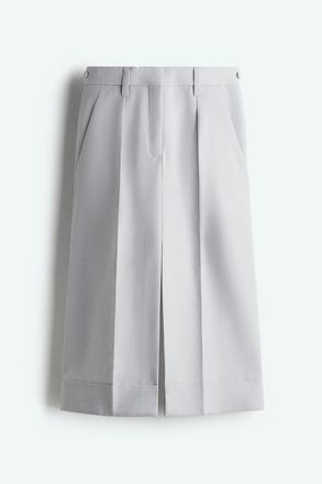 H&M Eleganter Jupe aus Wollmix - Blassblau