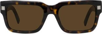 Givenchy Gv Day Brown Geometric Sunglasses