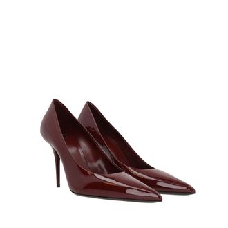 Saint Laurent Womens Multicolor Calfskin Platform Pumps
