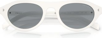 Prada 0pr B15s Glossy Cat-Eye Sunglasses