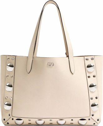 Valentino Garavani Off White Nellcote Medium Tote