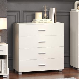 Core 10 Lido 4 Drawer Chest Of Drawers in White