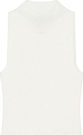 Courr&egrave;ges Ribbed Knit Top