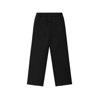 Fear of God Wide Trousers, male, Black, Size: 2XL Signature Lounge Sweatpants