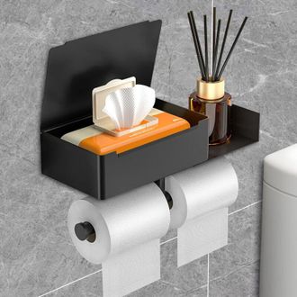 OEM Porte-papier Toilette - Acero Inoxidable 304 - Sin Perforaci&oacute;n - Para Ba&ntilde;o Y Cocina - 1 Unidad