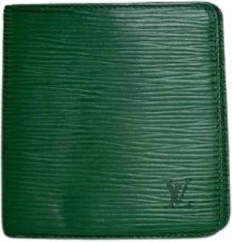Louis Vuitton Pre-owned Wallets, female, Green, Size: ONE SIZE Pre-owned Epi Bifold Wallet