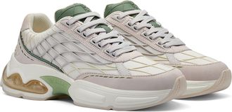 Mallet Footwear Womens Neptune Trainers in Grey Leather - Size UK 5