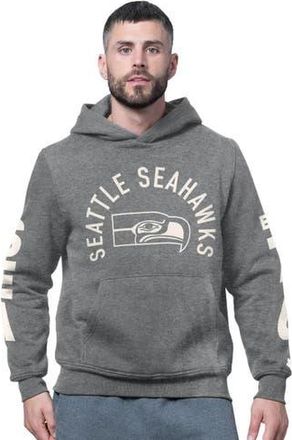 Starter Mens Starter Charcoal Seattle Seahawks Handoff Vintage Logo Fleece Hoodie Sweatshirt at Nordstrom, Size Xx-Large