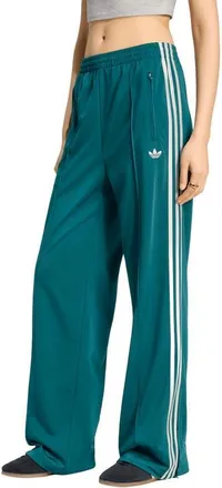 adidas Originals Loose Full Length Track Pants in Rich Green/grey Two at Nordstrom, Size Xx-Small